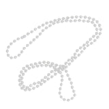 white pearl flapper beads measure 172cm long