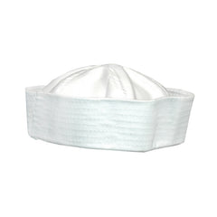 White Sailor Hat, sailor gob hat.