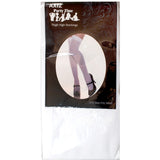 White thigh high stockings.