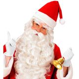 White wrist length gloves for Santa