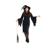 Adult wicked witch dress is perfect for Halloween