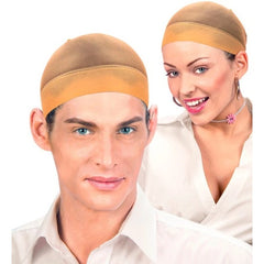 Natural colour wig caps set of 2 for costume wigs