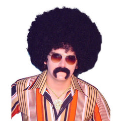 jumbo frizzy black afro wig retro disco costume wig