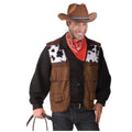 Wild West Fringed Cowboy Vest - Mens