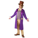 Willy Wonka Deluxe Costume - Adult, purple jacket, vest and hat.