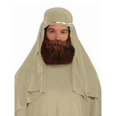 Wiseman Ivory Costume - Adult, ivory ankle length robe with matching headdress.
