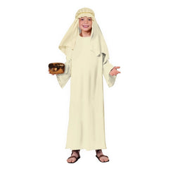 Wiseman Robe & Headpiece Ivory Costume - Child, robe and headpiece in cream.