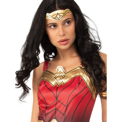 Wonder Woman 1984 Deluxe Costume - Adult, dress, gauntlets and headband.