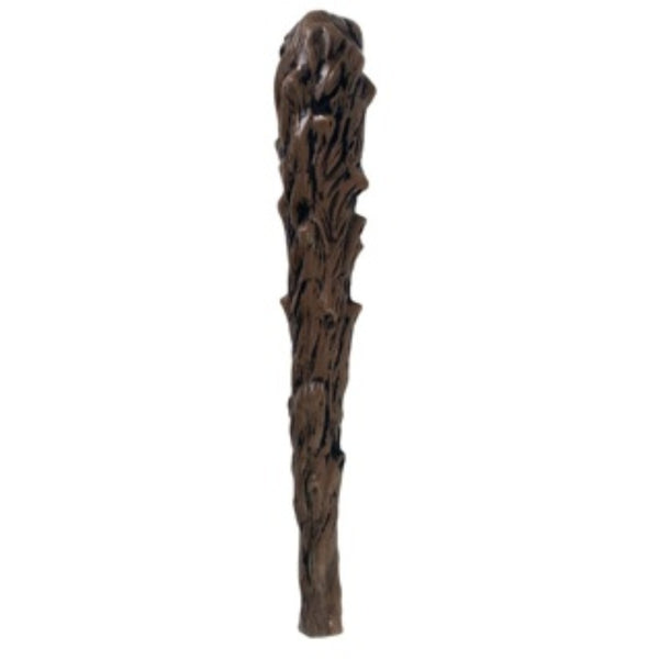 60cm plastic caveman club with realistic wood-look finish, ideal for jungle or prehistoric costumes