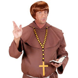 Monk wearing the rosary beads