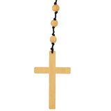 Wooden rosary beads costume prop