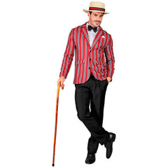90cm wooden walking cane costume accessory for 1920s, leprechaun, showman or elderly character costumes