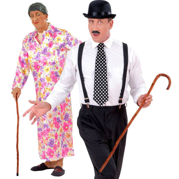 Wooden Walking Cane – 90cm Costume Prop – Cracker Jack Costumes Brisbane