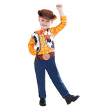 Child woody toy story costume with hat