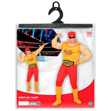 Packaging for the wrestling champ cosutme