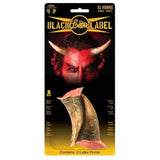 XL Devil Horns Black Label latex prosthetics by Tinsley Transfers in packaging