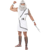 Zeus roman costume is great for greek god theme parties