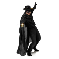 Black and silver costume sword 60cm