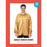 Adult 70s Disco Shirt - Gold