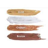 Metallic Powder with Mixing Liquid - Assorted Metallic Colours