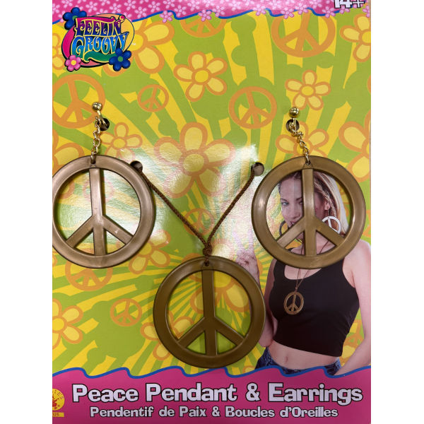 Peace Pendant & Earrings