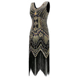 1920s Sequined Dress - Gold - Hire
