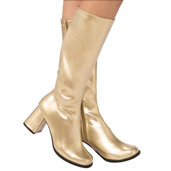 Go Go Boots Gold - Adult