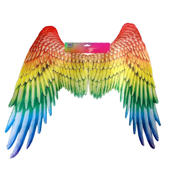 Printed Rainbow Angel Wings