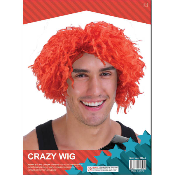 Crazy Red Wig