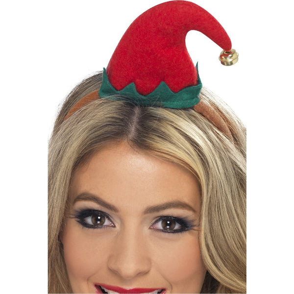 Mini Elf Hat on Headband