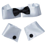 Male Stripper Set-Collar,Tie & Cuff Set