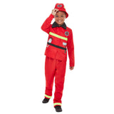 Red Fire Fighter Boys Costume - Smiffys