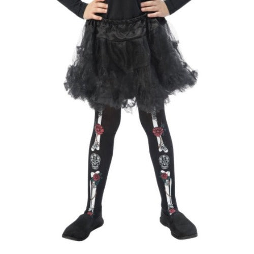 Day of The Dead Kids Tights