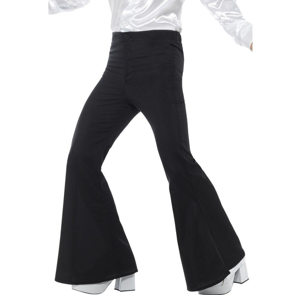 Black Flared Trousers - Mens