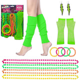 Neon 80's Accessory Set - Assorted Colours