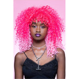 Manic Panic Pink Passion Ombre Curl Wig