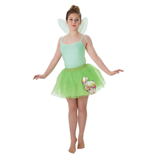 Tinkerbell Ladies Set, tutu with face on skirt and wings.