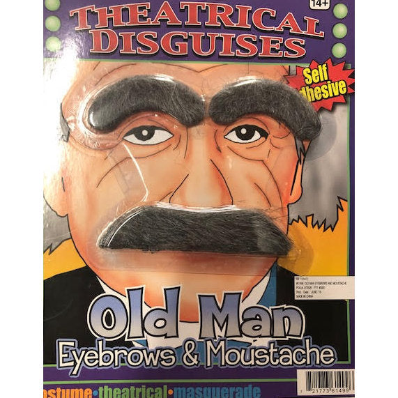 Old Man Moustache and Eyebrows