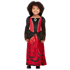 Toddler Vampire Black & Red Costume