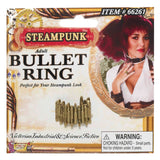 Steampunk Bullet Ring - Antique Gold