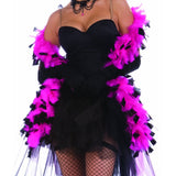 Pink and Black Feather Boa
