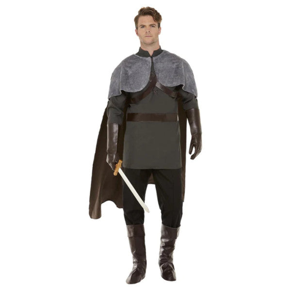 Deluxe Medieval Lord Costume-Grey