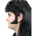 70s Curved Human Hair Sideburns