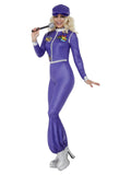 70s Dancing Queen Purple Jumpsuit Costume
