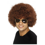 70's Funky Brown Afro Wig
