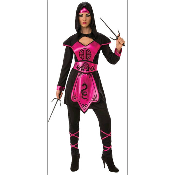 Pink Ninja Warrior Costume - Ladies