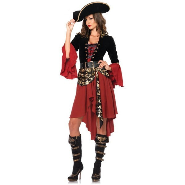Cruel Seas Captain Pirate Costume - Leg Avenue