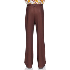 Brown Bell Bottom Pants