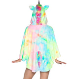 Cuddly Unicorn Poncho with Hood
