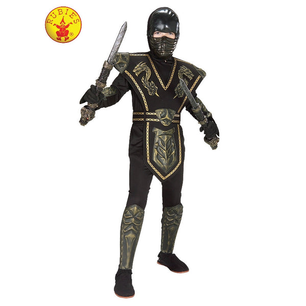 Gold Dragon Ninja Warrior Childs Costume